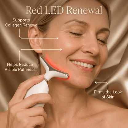 SculptGlow Pro™ | 7-in-1 LED EMS Facial Sculptor | UK